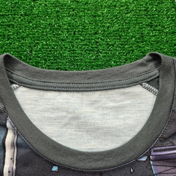 Marvel Deadpool Tshirt Mens Large Red Short Sleeve Graphic Comics All Over Print - Picture 6 of 7